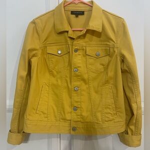 Talbots Yellow Jean Jacket Size S